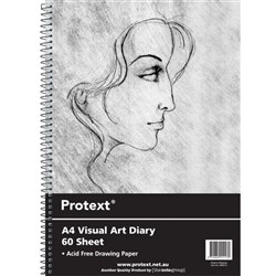 PROTEXT POLY A4 VISUAL ART DIARY 60 SHEET