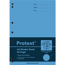 PROTEXT BINDER BOOK A4 8mm Ruled 48pgs Koala