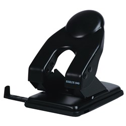 ESSELTE D40 2 HOLE PUNCH 40 SHT BLACK