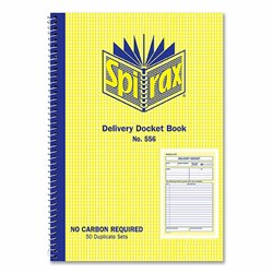 SPIRAX DELIVERY BOOK 556 DUPLICATE NO CARBON REQUIRED