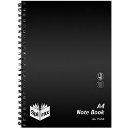 SPIRAX P595A PP NOTEBOOK 8mm RULED 240PG  A4