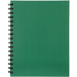 Spirax 511 Hard Cover Notebook A5 200 Page Green