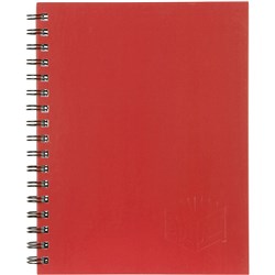 BOOK- SPIRAX 511 HARD COVER RED 200PG