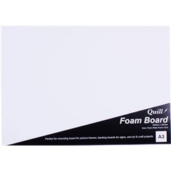 QUILL BOARD Foam A3 White