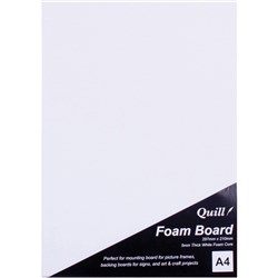 QUILL BOARD Foam A4 White