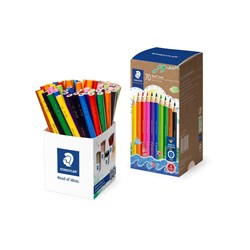 STAEDTLER MAXI COLOUR PENCILS ASST CUP 70