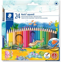 NC AQUARELL COL PENCILS ASST24 WATERCOLOUR