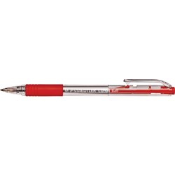 STAEDTLER CLIPCLIC BALLPOINT Grip 0.5mm Fine Red Retractable