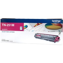 BROTHER TN251 TONER CART Magenta Up to 1.4k Pages TN251M