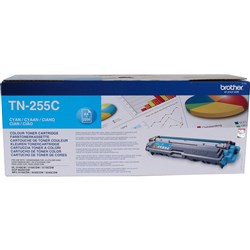 BROTHER TN255 H/YIELD TONER Cyan Up to 2.2k Pages TN255C