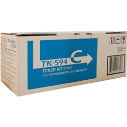 KYOCERA FSC2126MFP TONER CART Cyan TK594C