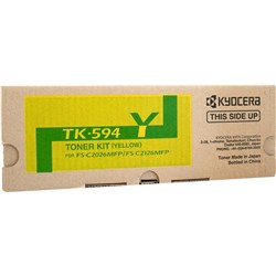 KYOCERA FSC2126MFP TONER CART Yellow TK594Y