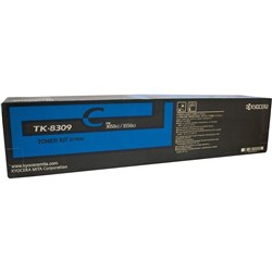 KYOCERA TK8309C TONER Cyan 15K Pages