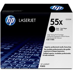 HP CE255X TONER CARTRIDGE High Capacity Black 55X