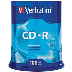 CD-R 52X 80 MIN/700MB 100PK SPINDLE 100PK SPINDLE PK100