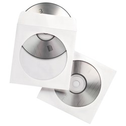 CD PAPER SLEEVES WITH WINDOW 100 PACK PK100
