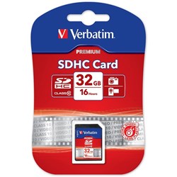 VERBATIM SDHC 32GB MEMORY CARD