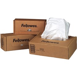 FELLOWES SHREDDER- WASTE BAGS ROLL OF 50 bag 330MM 36054 PKT50