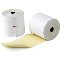 MARBIG CALC/REGISTER ROLLS 76x76x11.5mm 2Ply 4 pack
