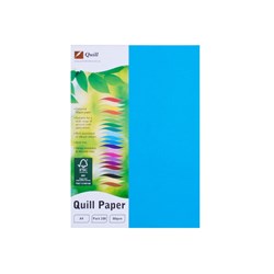 QUILL A4 XL MULTIOFFICE PAPER 80gsm Marine Blue