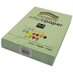 RAINBOW OFFICE PAPER A4 80GSM Mint Ream of 500
