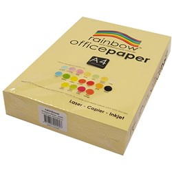 RAINBOW OFFICE PAPER A4 80GSM Sand Ream of 500
