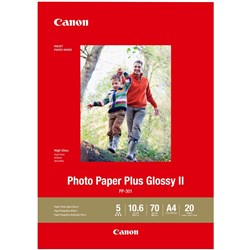 CANON PHOTO PAPER PLUS GLOSSY PP301A4 A4 20Shts 265gsm