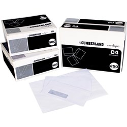 CUMBERLAND PLAIN ENVELOPE DL 110x220 StripSeal 90g Laser