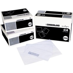 CUMBERLAND LASER ENVELOPE StripSeal W/Face C5 229x162mm Secretive C5 Pocket