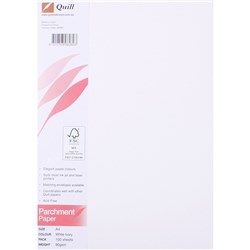 PAPER- PARCHTONE A4 WHITE 89G 06260 PKT