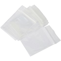 CUMBERLAND RESEALABLE BAG 102x140mm Pk100 Pack of 100