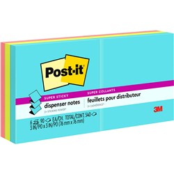 POST-IT NOTES R330-6SSMIA Miami Collection 6 pack