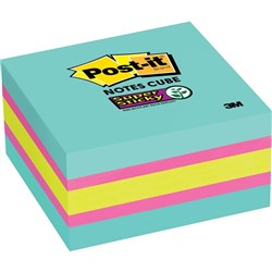 POST-IT 2027-RCR MEMO CUBES Asstd Ultras 400Sht 76x76mm