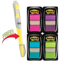 POSTIT 680PPBGVA FLAGS VALUE PACK  plus bonus flag highlighter