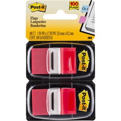 680-RD2 POST-IT FLAGS 25MM X 43MM TWIN PACK RED