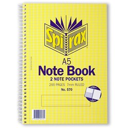 BOOK- NOTE SPIRAX 570 A5 56570