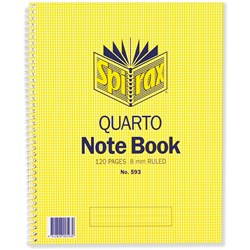 BOOK- NOTE SPIRAX 593 QUARTO 56056