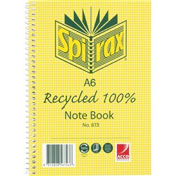 AX 813 RECYCLED NOTEBOOK A6 100 PAGE