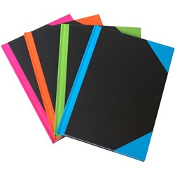 CUMBERLAND BRIGHT NOTEBOOK A5 192 Pages Asst Colours Quality Paper