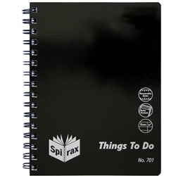 SPIRAX 701 ORGANISER THINGS TO DO