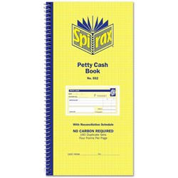 BOOK- PETTY CASH SPIRAX 552