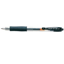 PEN- PILOT G-2 CLIC GEL INK BLACK 0.5 622506