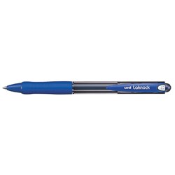 PEN- UNI LAKNOCK BALL-POINT BLUE MEDIUM SN-100 (10)