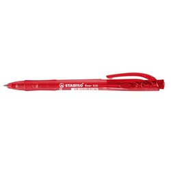 308 M RED RETRACTABLE B/PEN BOX10