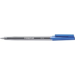 PEN- STAEDTLER STICK MEDIUM BLUE 430 M-3