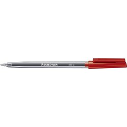 PEN- STAEDTLER STICK MEDIUM RED 430 M-2