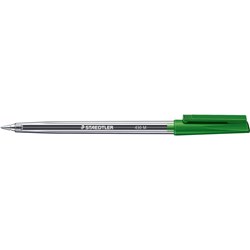 PEN- STAEDTLER STICK 430 MED. GREEN BALL