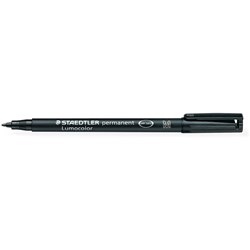 STAEDTLER 317 LUMOCOLOR OHP PENS PERMANENT MEDIUM 0.8-1.0mm Black