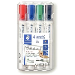 MARKER- STAEDTLER WHITEBOARD 351-WP4 PKT