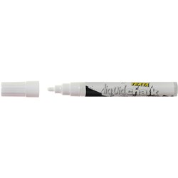 Texta Liquid Chalk Marker Wet Wipe Bullet 4.5mm Nib Whte
